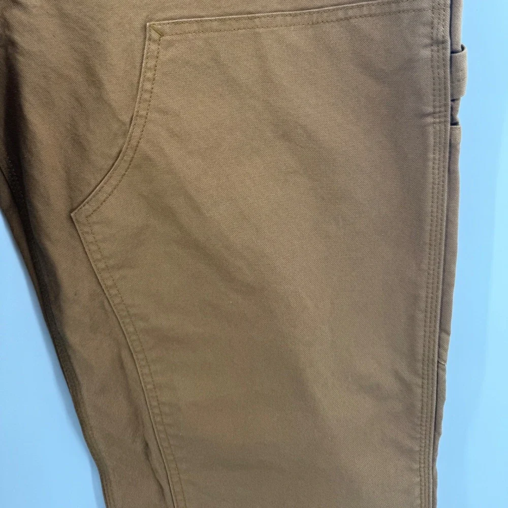Carhartt Mens Rugged Flex Relaxed Fit Duck Double Front Utility Pants 38x34